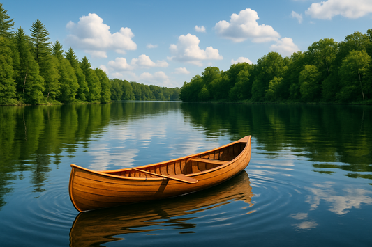 Canoeing on the Lake